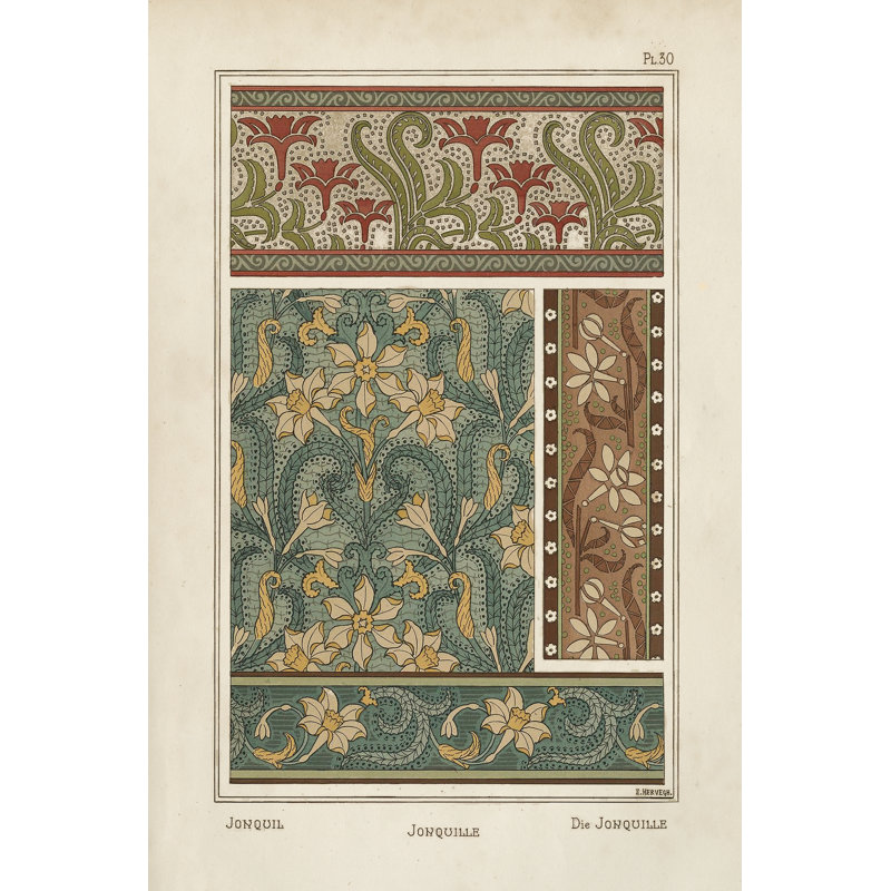 Nouveau Decorative III, H 18 po x l 12 po