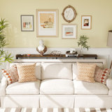 Console Table - Space-Saving Sofa Table With Built-In Outlets & USB Ports, 5.9"D X 70.9"W X 31.5"H, Ideal For Living Room