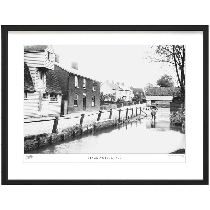 Black Notley, 1909 by Francis Frith - Single Picture Frame Print, 28cm H x 36cm W x 2.3cm D