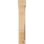 5 1/2"W x 22"D x 34"H Balboa Block Smooth Bracket w/ Offset Brace, Douglas Fir-47798114-47798086