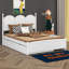 Grand lit plateforme avec 2 grands tiroirs, lit gigogne simple TG-106403903