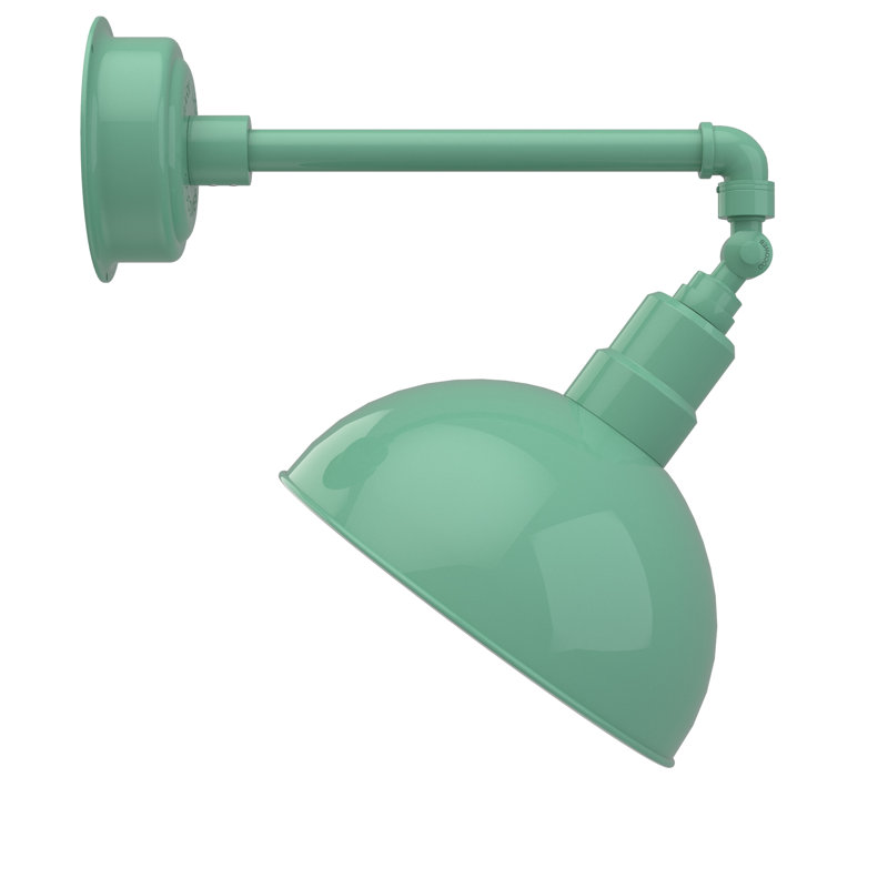 Luminaire de grange d’extérieur à del blackspot, Jade, H 15,63 po x l 12 po x P 22,5 po
