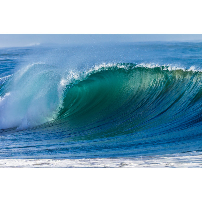 Waves Ocean - Photographie sur toile tendue, L 12 po x H 8 po
