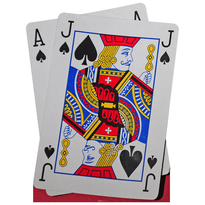 Blackjack Cardboard Standup