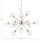 Lustre surdimensionné 12 lumières avec ampoules Globe-551730667