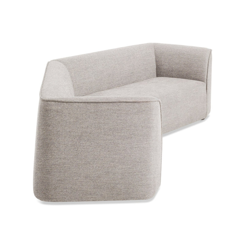 Thataway Sectional, 29" H x 126" W x 53" D, Tofte Navy Polyester Blend