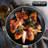 Nutrichef Large Open Fry Pan - Non-Stick High-Qualified Kitchen Cookware With Black Inside And Brown Outside (Works With Model: Nccwa13Br)-99992338