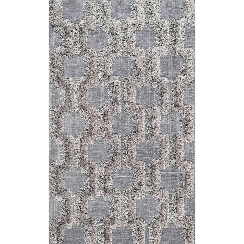 Geometric Indoor Rug, Rectangle 5' x 8'