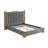 Elvyra Velvet Upholstered Low Profile Platform Bed-808201927-808033234