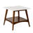 Marble End Table With Shelf