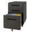 3-Drawer Mobile File Cabinet with Lock, All-Steel Office Storage in Black-531246905