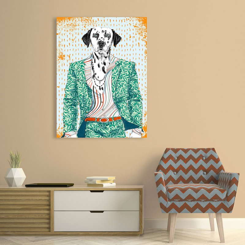 The Bohemian 1 Piece Wrapped Canvas Wall Art, 70cm H x 50cm W x 4cm D