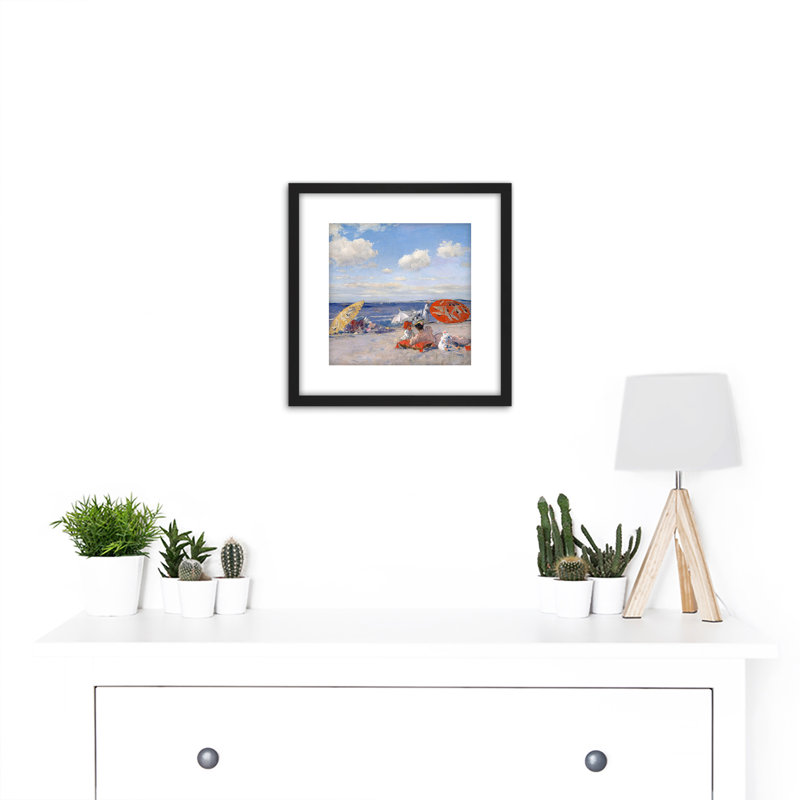Chase At The Seaside by William Merritt Chase - Single Picture Frame Painting