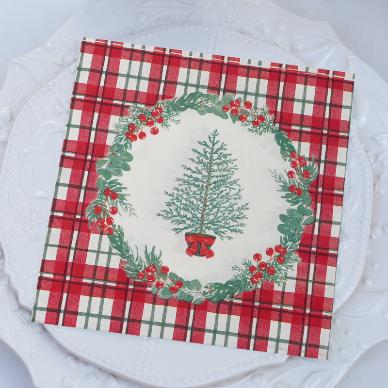 Serviettes de Noël en papier