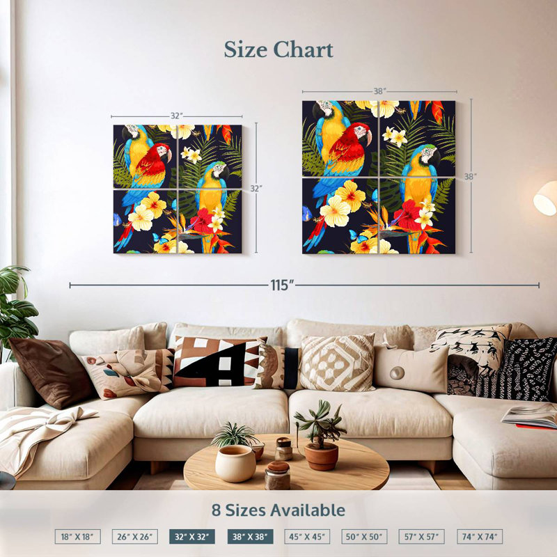 Trio Ara Brampt, H 32 po x l 32 po