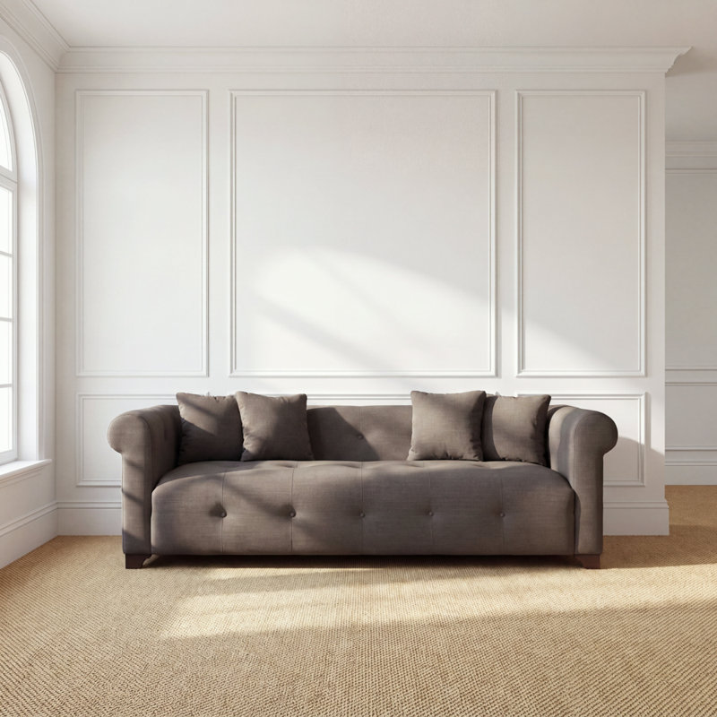 Tuxedo Sofa, Taupe, Brown