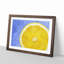 Lemon Slice - Picture Frame Painting Print-56634292-56634295