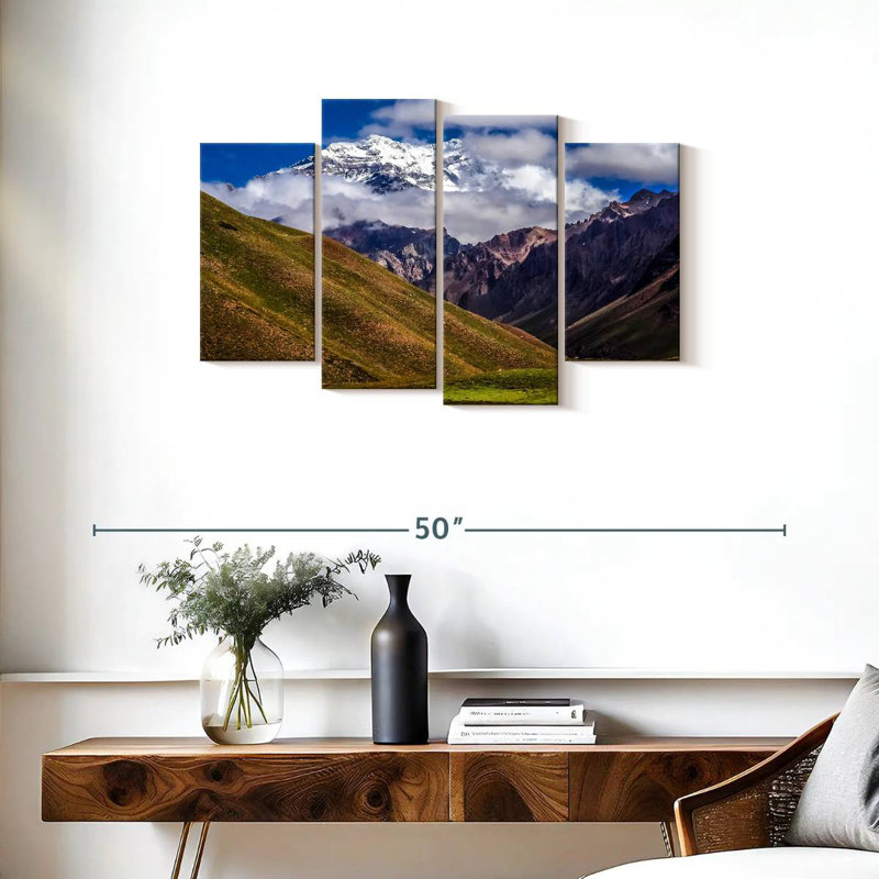 Harpa Cloudy Aconcagua, 22" H x 36" W