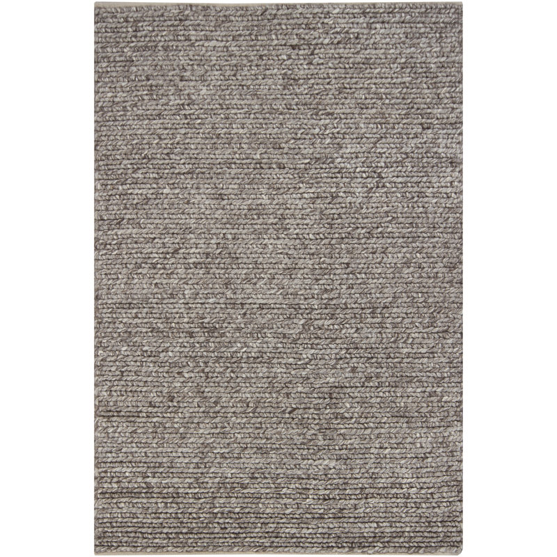 Valencia Wool Area Rug in Brown, 2' x 3'