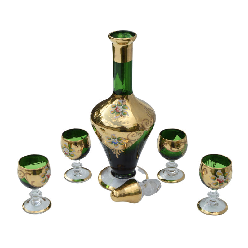 5 - Piece Glass Beverage Server Set