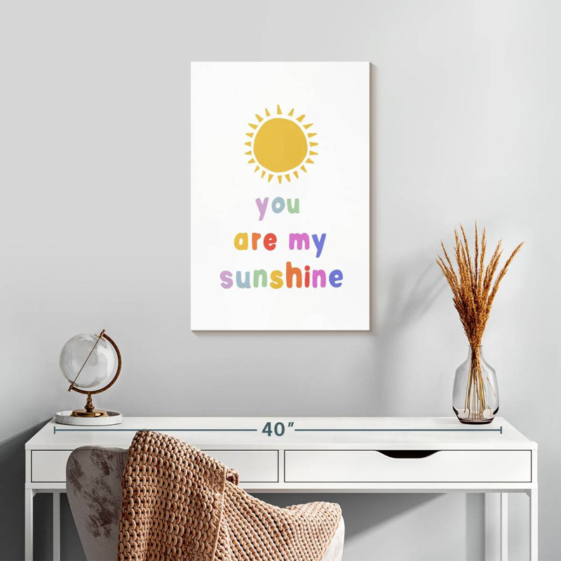 Ashelle Sunny You Are My Sunshine, H 24 po x l 16 po