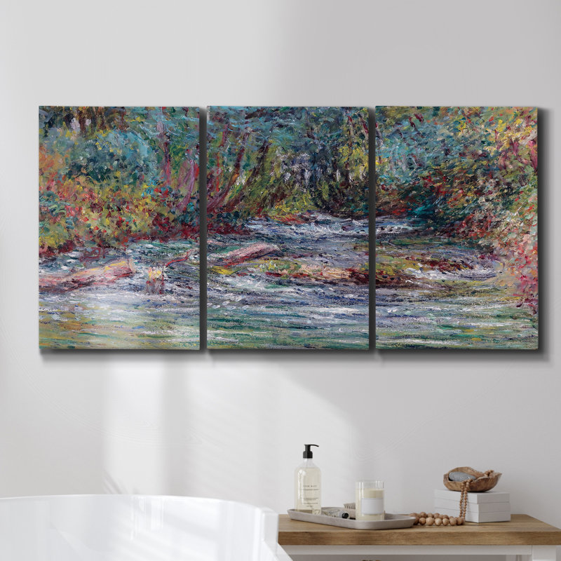 Big Clouds III - Multi Piece Framed Canvas, 27" H x 54" W x 2" D