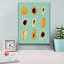 "Gracie Oaks" Papaya Blue "par Yvette St. Amant, art mural sur toile-1863947091