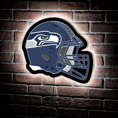 NFL LED Helmet Shaped Lighted Wall Sign