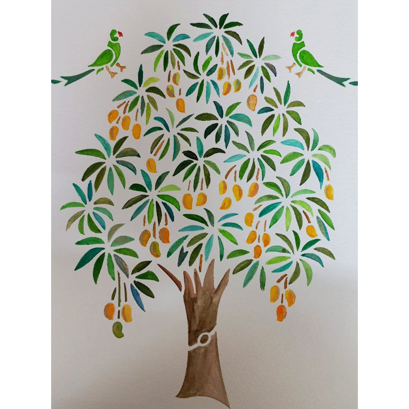 Mango Tree In Vrindavan | Watercolor On Paper | By Kiran Java