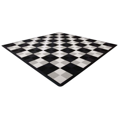 Giant Hard Plastic Chess Board with 15" Squares and Safety Edge Ramps