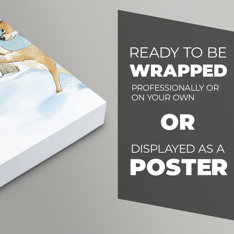 Christmas Holiday Art DCCLIV - Impression sur toile seulement - NON-CADRE