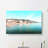 Shoreline Of Sitges In Spain In Abstract - Wrapped Canvas Print-55341112