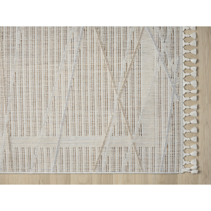 Luna cream Rug, Rectangular 160 x 230cm