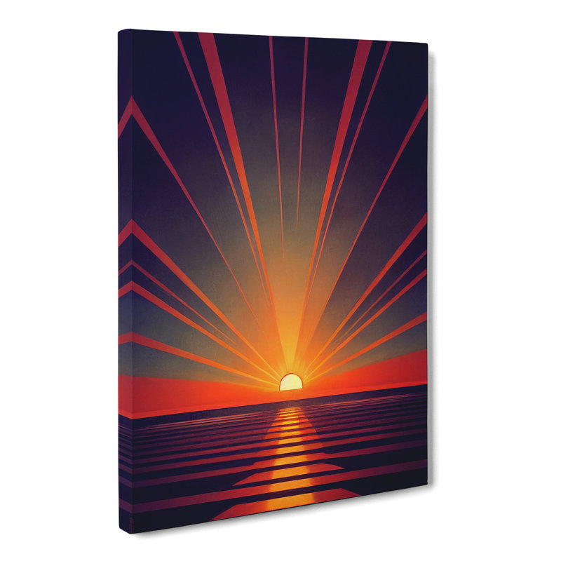Analiese Sunset Industrial - Wrapped Canvas, 60cm H x 40cm W