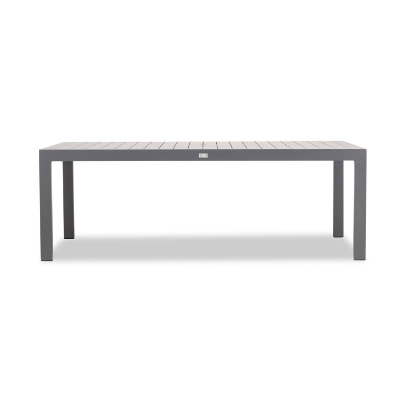 Morje 8 - Person Patio Dining Set with Rectangular Table , Sunbrella® Cushions Included, Grey