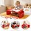 Ensemble de 12 tablettes pour enfants Modern Modern, plateau de bureau léger en plastique pour les tout-petits-129992592