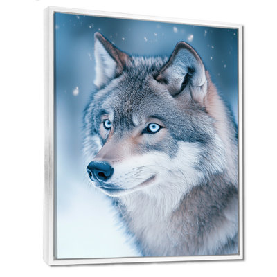 Photography Of Wolf In Winter I - Wolf Print Wall Art
