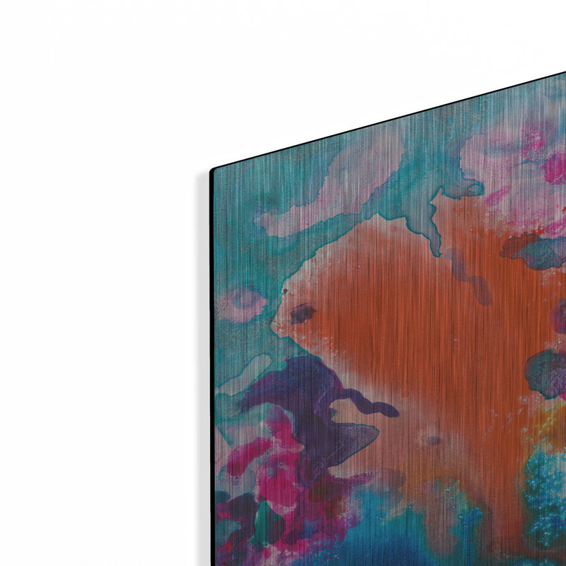 Orren Ellis «Tropical Storm» par Carissa Luminess, art mural en métal, H 24 po x l 36 po