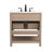 Wesli 30" Single Bathroom Vanity With Engineered Stone Top