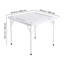 Table de Mahjong 4 joueurs, pliable, avec tapis, porte-gobelet et plateau à jetons