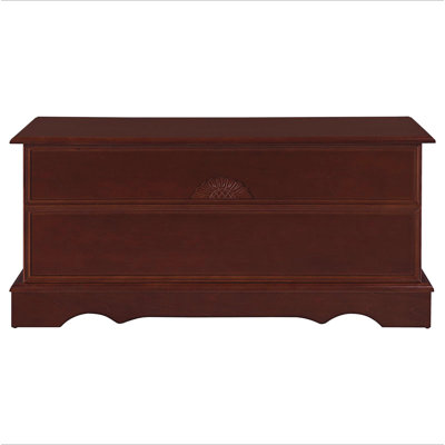 Commode rectangulaire en cèdre brun chaud
