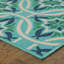 Tapis intérieur / extérieur bleu / vert Jaeden-23970739