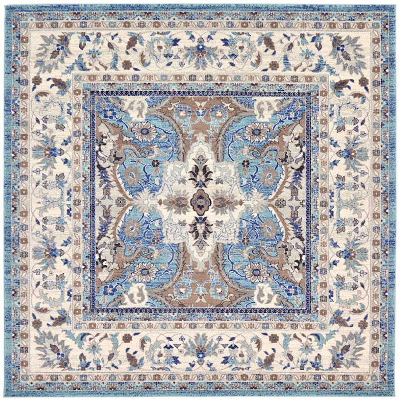 Kasha Oriental Indoor Rug, Square 8'4"
