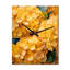 Horloge murale jaune surdimensionnée - jaune-99631637