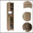 Ibis Linen Cabinet, Double Doors, Four Interior  Shelves, Two Cabinets  -2110430366
