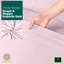 Ensemble de draps 100% satin de coton 200 fils respirant et rafraîchissant-86162151-86162152