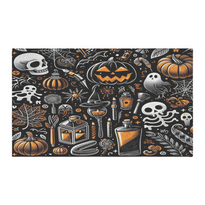 Tapis tressé Simple Spookfest