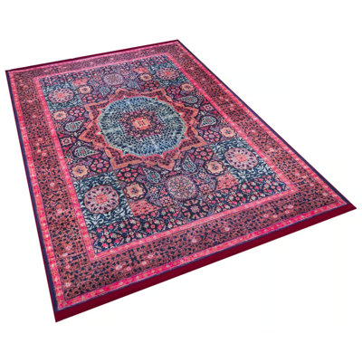 Tapis de couleur rouge bourgogne Classic Classic