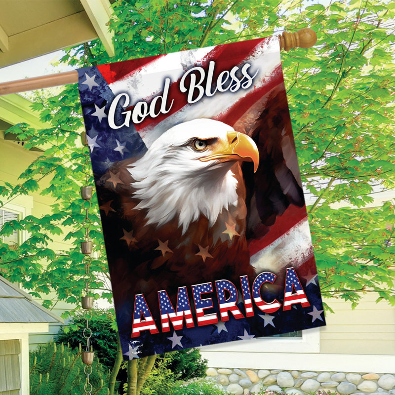 Drapeau «God Bless America» Eagle House