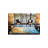 Machine Washable Wavy Patterned Blue and Yellow Woven Base Area Rug-378134101